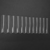 No C Curve Square Flat Nail Tips, 240 Piezas de