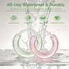 12 Pairs Colorful Plastic Hoop Earrings Clear Sports Earring for