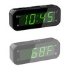 KWANWA 2 in 1 Alarm Clock Indoor Thermometer, Digital Clock