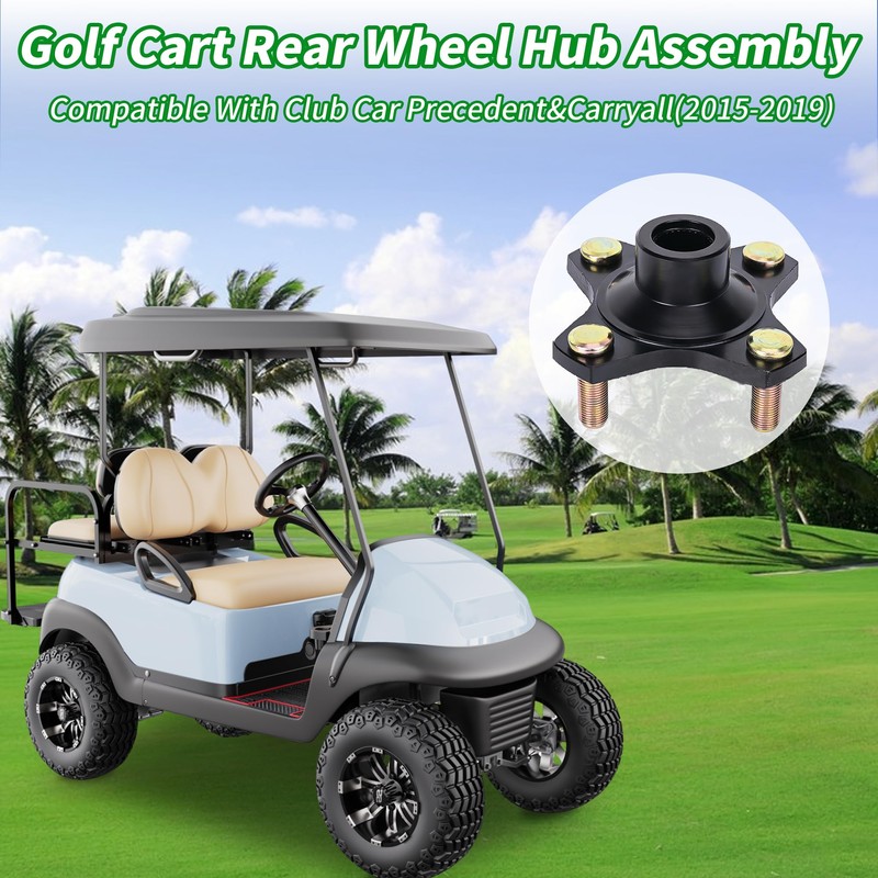 10L0L Golf Cart Rear Wheel Hub Assembly Compatible with Club