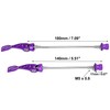 X AUTOHAUX 2pcs Bicycle Mountain Bike Wheel Front Rear Quick