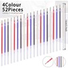 JANYUN 4 Pack Heat Radable Fabric Pens with 28 Refills