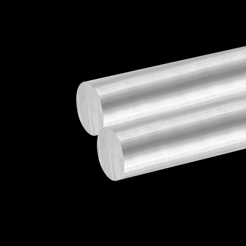 sourcing map Aluminum Solid Round Rod Lathe Bar 25mm x