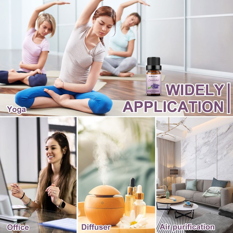 Sedbuwza Lavender Essential Oil, Pure Organic Lavender Fragrance Oil for