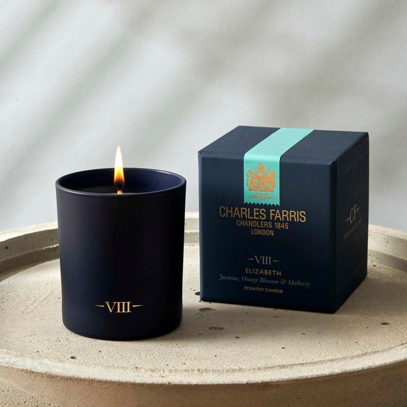 Charles Farris Luxury Scented Candle – 1 Wick, Hand-Poured, Long