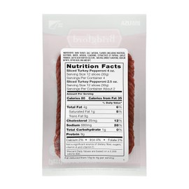 Bridgford Sliced Turkey Pepperoni 4 oz Pack of 3 - Pepperoni Slices for Pizza and Sandwiches - Protein-Rich Naturally Smoked Slices for Low-Carb Keto Diets and Healthy Snacking