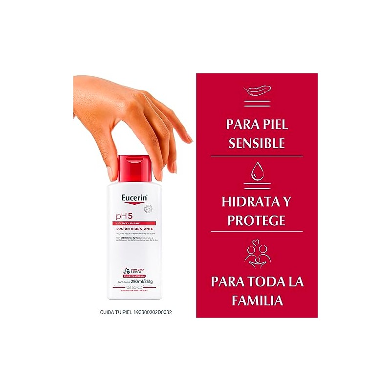 Eucerin PH5 Locion para Piel Sensible o Seca, 250ml