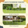 PawHut Adjustable Dog Agility Training Obstacle Course Set with Weaves