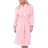 Alexander Del Rossa Fluffy Robe, Women's Fuzzy Pink Rose Quartz