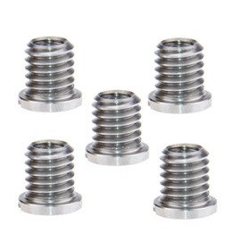 'Camvate Convert 3/8 "Nut to 1/4-20 Thread Nut Screw Adapter for DSLR Tripod Monopod (Pack of 5)