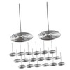 ULTECHNOVO 20Pcs Stainless Steel Tea Pot Filters Spring Strainers for