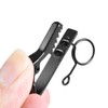 Andoer EY-J03 5pcs 6mm Wired Lapel Mic Microphone Tie Clip