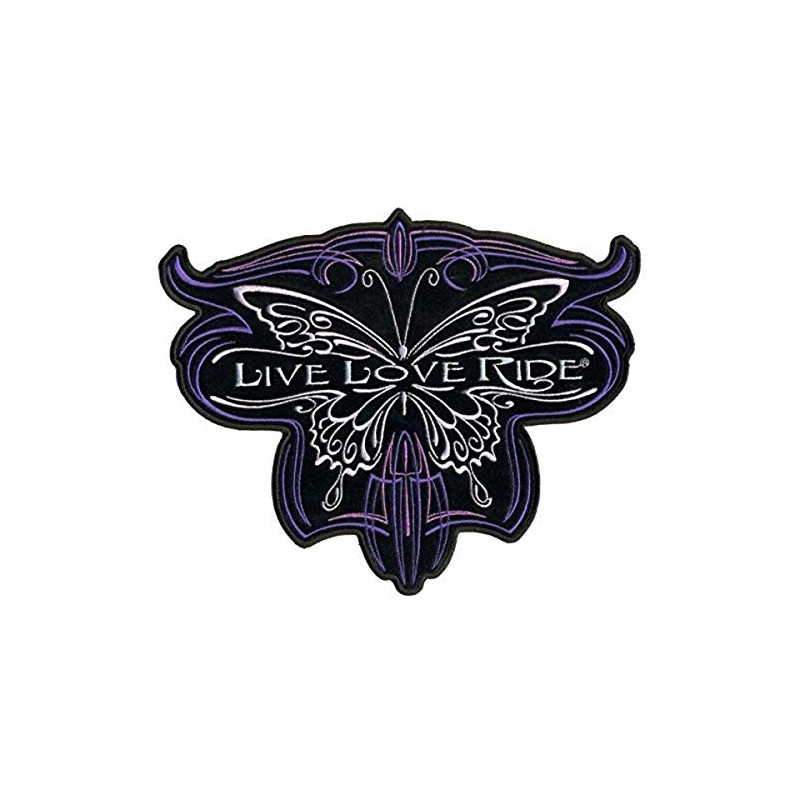 Hot Leathers Metallic Butterfly Patch (Multicolor, 5")