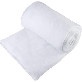 Fake Snow Blanket Roll for Christmas Village Displays, Christmas Tree Deocration, Snow Party Table Runner - Thick Fluffy Faux Snow Backdrop Winter Wonderland Artificial Snow Blanket Cover (2.6x7.8 ft)