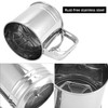 QWORK 5 Cup Flour Sifter for Baking - Stainless Steel,