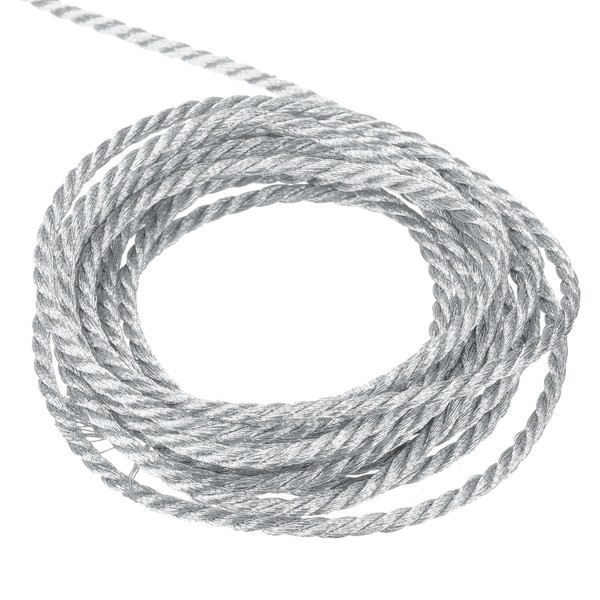MECCANIXITY Twisted Cord Trim, 16 Yard 2mm 3-Ply Twine Braided