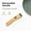 Kitchen Academy Detachable Handle Cookware Set - 10 Pieces Green