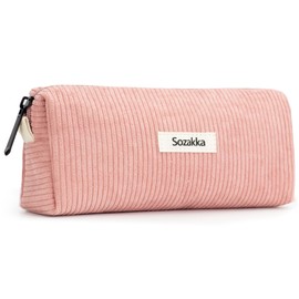 Nannlia Pen Case, Korean, Pencil Case, Pen Pouch, Stylish, Large Capacity, Simple, Storage Bag, Lightweight, Large Capacity, High School Students, Junior High School Students, Girls (White), light