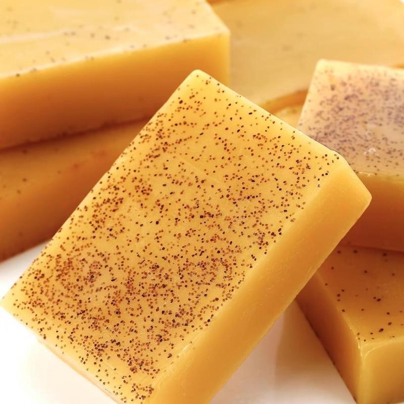 Miaofutong Turmeric Soap Bar, Turmeric & Kojic Acid Soap, Brightening