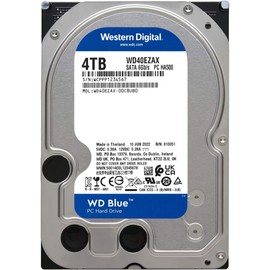 Western Digital WD Blue Internal Hard Drive 4TB CMR 3.5" SATA 5400rpm 256MB Cache PC WD40EZAX-EC