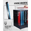 PINOZE 1/4" Magnetic Socket Holder Organizer - Aluminum Alloy Socket