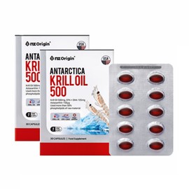 ANGET ORIGIN Krill USA Krill Oil Krill Oil 58 Omega 3 2 cans / 크릴 USA 크릴새우오일 크릴오일 58 오메가3 2통