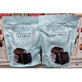 Trader Joe Dark Chocolate Covered Caramels 10oz 284g (2 Bags)