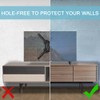 Anti-Slip TV Stand Leg, Base Pedestal Feet Replacement With Screws