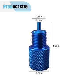 Brake Proportioning Valve Bleeder Tool, Proportioning Valve Brake Tool Compatible with Non-Adjustable GM Style Combination Valves, Disc/Disc Disc/Drum PV2 PV4, AC Delco 172-1353 & 172-1371 (Blue)