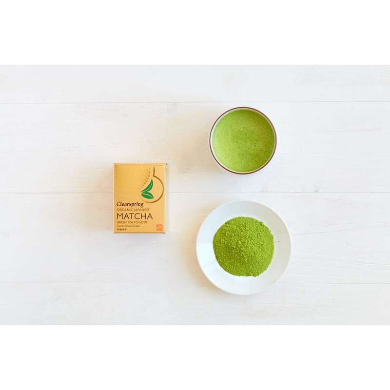 Clearspring Organic Japanese Matcha Green Tea Powder Ceremonial Grade, 30g
