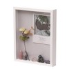 QDSSDECO 11x14 Shadow Box Frame with Linen Backboard & Real