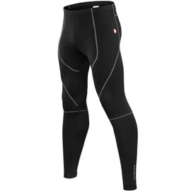 qualidyne Men's Cycling Pants 4D Padded Bike Pants Road Biking Tights Bicycle Pants