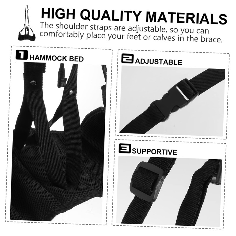 DOITOOL 1pc Portable Foot Rest Hammock for under Desk Ergonomic