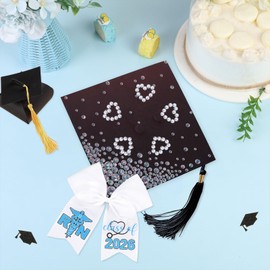 Balterever Nurse Graduation Party Decorations Medical Nurse Cap Bow Graduation Class of 2026 Rn Bow Graduate Decor for Nursing Graduate