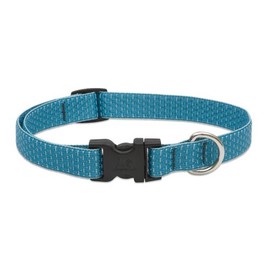 LupinePet Eco 3/4" Tropical Sea 13-22" Adjustable Collar for Medium and Larger Dogs
