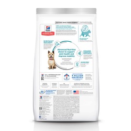 Hill's Science Diet Dry Dog Food, Adult, Healthy Mobility Small Bites, Chicken Meal, Brown Rice & Barley Recipe, 4 lb. Bag