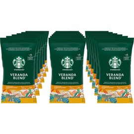 Starbucks SBK11020676 Premium Blonde Roast Ground Coffee, 2.5oz (Pack of 18) Packaging may vary