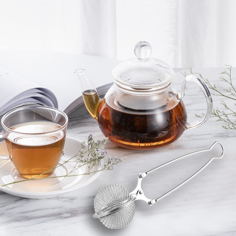 Snap Ball Tea Strainer, Exptolii 3 Pack Stainless Steel Tea