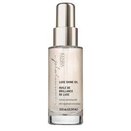 Kenra Platinum Luxe Shine Oil | Elixir nutritivo enriquecido con oro | Aumenta brillo y manejabilidad | Protección térmica hasta 450°F | Cabello medio a grueso | 47 ml