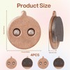 2pcs Scooter Bremsbeläge für Kugoo M4/M4 Pro, Soflow SO4 Pro