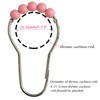 Shower Curtain Rings, Stainless Steel Shower Curtain Hooks Acrylic Roller
