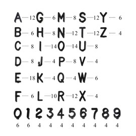 Plastic Letters for Letter Board Only, 394 Pieces Black, 0.75Ó Letter Board Letters for Changeable Felt Letter Board Ð Letter Board Accessories