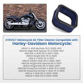 Air filter HD-1102 29437-01 EO82A6 29437-01A High-Flow Washable for Harley VRSCF V-ROD VRSCDX VRSCAW VRSCD VRSCX VRSCR VRSCSE2 VRSCSE VRSCA VRSCB Ni/ght ROD Mus/cle