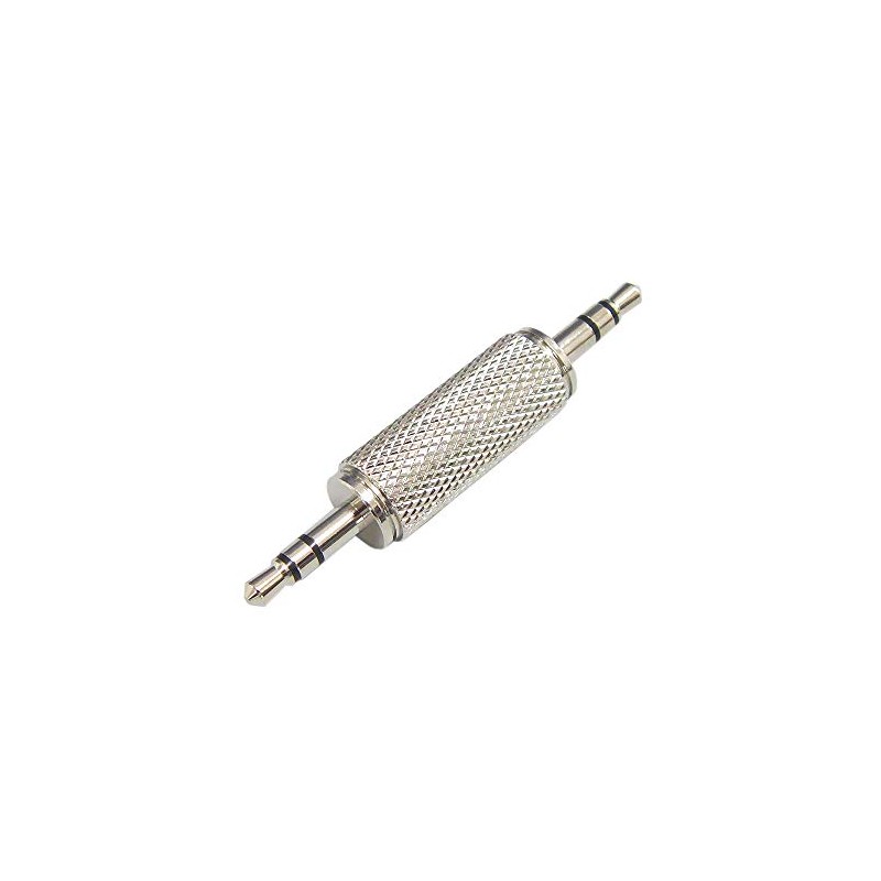 3.5mm Stereo Mini Plug Male to Male Converter Adapter PLG-3232SL
