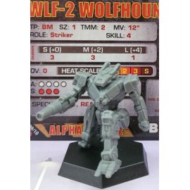 Catalyst Game Labs Battletech Wolfhound Mech Inner Sphere 1st Somerset Strikers Lance Miniature