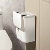 Wall Mounted Trash Bin Space Saving Hanging Garbage Can for