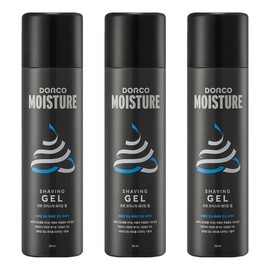 Dorco 도루코 프로 모이스처 쉐이빙 젤 210ml X 3개 Dorco Pro Moisture Shaving Gel 210ml x 3 packs