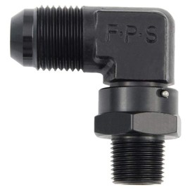 Fragola 499111-BL Black Size (-10) x 3/8 MPT 90° Swivel Adapter