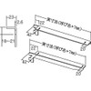 Royal fo-rudoburaketto B – 032/033 Chrome 100 mm Left and