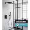 SR SUN RISE Shower System Bathroom 10 Inch Rainfall Shower